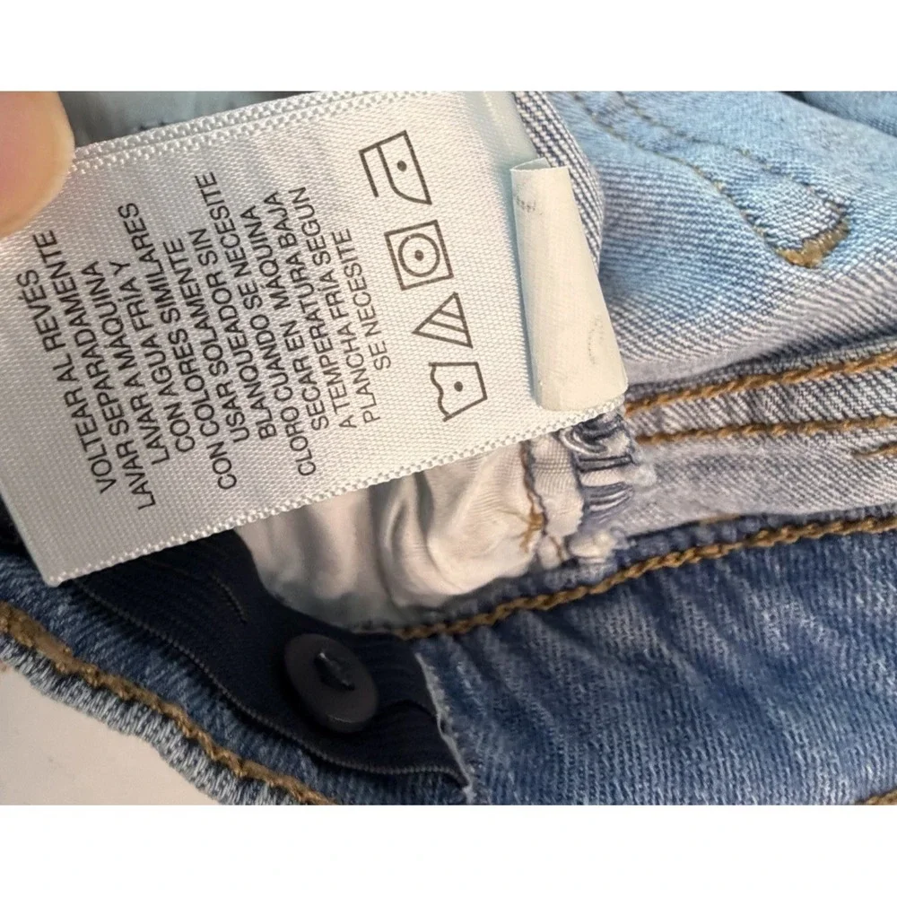 Jordache Distressed Cut Off Denim Shorts Button Fly 5 Pocket Girls Size 10